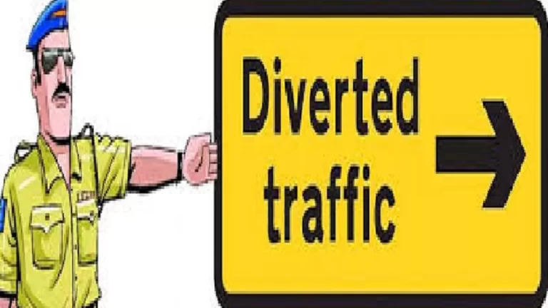 route diversion,Chandauli News
