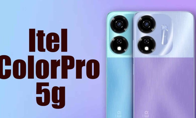 6.6-इंच के HD+ डिस्प्ले के साथ आया itel ColorPro 5G का Smartphone